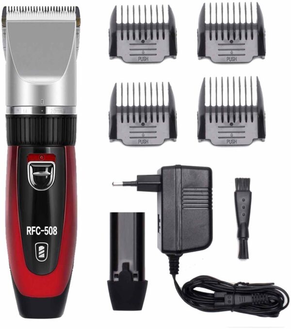 Surker Rasoio Elettrico Regolatore Barba e Capelli con 4 pettini per 5 lunghezze selezionabili 2 batterie - immagine 7
