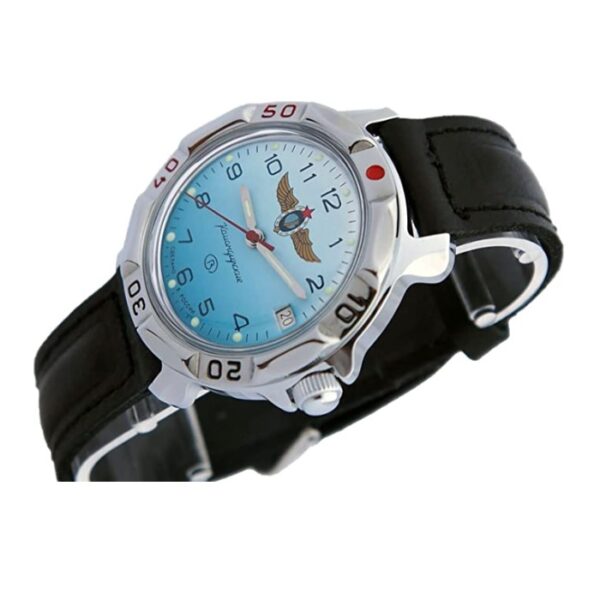 Vostok Komandirskie militare russo Commander Aviation orologio blu - immagine 3
