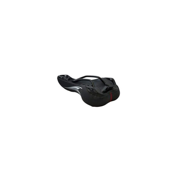 Sella Montegrappa Originale con Foro Anti Prostatico Ideale per Mountain Bike in Pelle Sintetica MOD Argo 1370nero - immagine 2