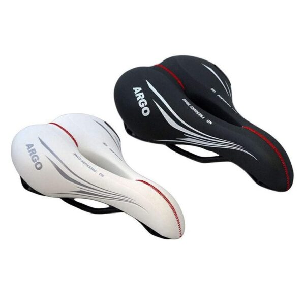 Sella Montegrappa Originale con Foro Anti Prostatico Ideale per Mountain Bike in Pelle Sintetica MOD Argo 1370 - immagine 3
