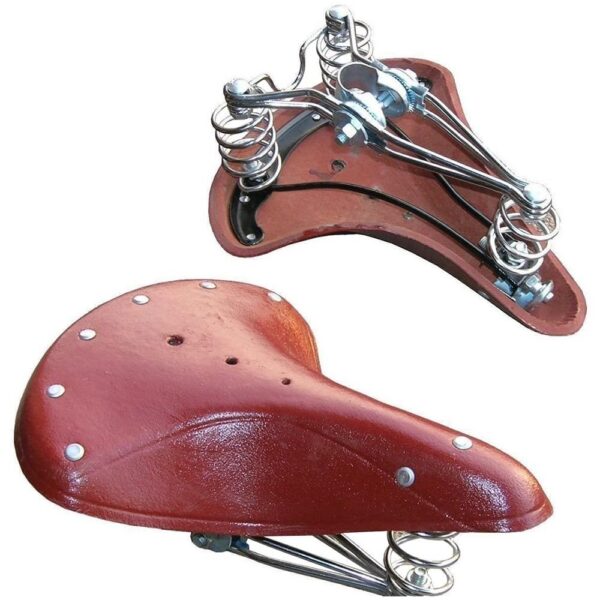 Sella Marrone Retro' Tipo Brooks Modello Vintage Storica
