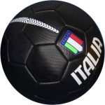 Pallone da Calcio Italia con Stemma della Federazione Italiana - Taglia 5 – (Nero)