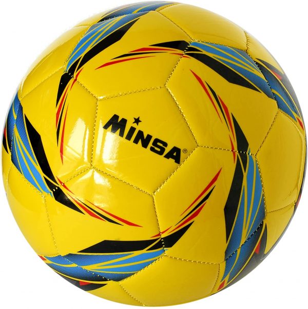 Pallone Da Calcio Da Allenamento O Partita Misura 5 Lucido (Colore: Giallo)