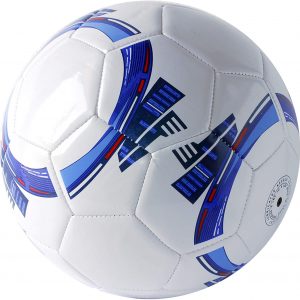 Pallone da Calcio da Allenamento O Partita Misura 5 Lucido (Colore: Bianco)