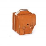 Selle Montegrappa - Borsa per bicicletta portapacchi, con due tasche, Made in Italy