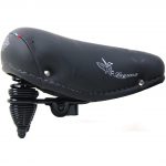 MONTEGRAPPA Sella Laguna con Molle Ideale Bici Graziella - Olanda - City Bike - Colore Nero
