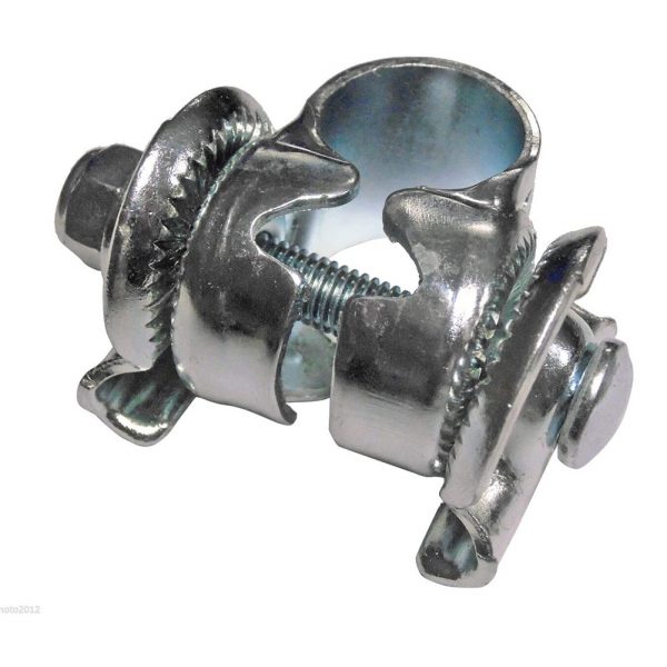 Morsetto in Acciaio Cromato per Tutte Le Selle con Tubi di Montaggio. Made in Italy
