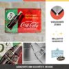 Nostalgic-Art Targa Vintage Cola – Delicious – Idea Regalo per Amanti della Coca, Metallo, Design Retro per Decorazione, 20 x 30 cm 22229 - immagine 3