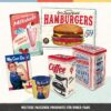 Nostalgic-Art Targa Vintage USA – Milkshake – Idea Regalo per Amanti delle cene, in Metallo, Design Retro per Decorazione, 20 x 30 cm 22255 - immagine 4