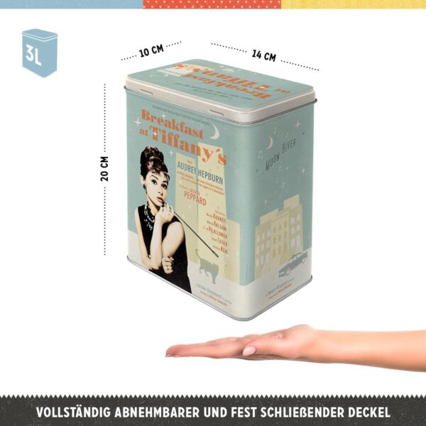 Nostalgic Art Contenitori per Alimenti, Breakfast at Tiffany's 3 L 30119 - immagine 4