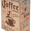 Nostalgic-Art Contenitori da caffè retrò, Coffee Sack – Idea regalo per la cucina, Scatola di latta con coperchio salva aroma, Design vintage, 1,3 L 31120 - immagine 2