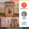 Nostalgic-Art Contenitori da caffè retrò, Coffee Sack – Idea regalo per la cucina, Scatola di latta con coperchio salva aroma, Design vintage, 1,3 L 31120 - immagine 4