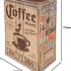 Nostalgic-Art Contenitori da caffè retrò, Coffee Sack – Idea regalo per la cucina, Scatola di latta con coperchio salva aroma, Design vintage, 1,3 L 31120 - immagine 5