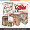 Nostalgic-Art Contenitori da caffè retrò Cacao Addicted – Idea Regalo per Amanti della Nostalgia, con Coperchio Salva Aroma, Design Vintage, 1,3 L 31114 - immagine 8