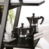 Bialetti Caffettiera Moka Express Color, 3 Tazze, Manico Anti Scottatura, Non Adatta a Induzione, 3 Tazze (130 ml), Alluminio, Nero - immagine 3