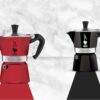Bialetti Caffettiera Moka Express Color, 3 Tazze, Manico Anti Scottatura, Non Adatta a Induzione, 3 Tazze (130 ml), Alluminio, Nero - immagine 2