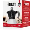 Bialetti Caffettiera Moka Induction, 2 Tazze (100 ml), Adatta a Tutti i piani cottura, Design Elegante, Nero - immagine 2