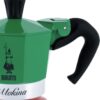 Bialetti 5650 - Caffettiera da caffè, misura unica, colore: Verde/Rosso/Bianco [Classe di efficienza energetica A] - immagine 3
