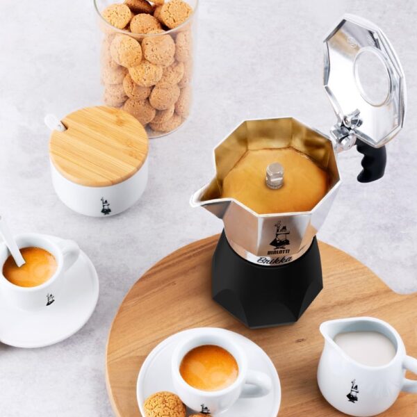 Bialetti Caffettiera New Brikka 2023, 2 Tazze, Espresso Cremoso come al Bar, Non Adatta a Piano Induzione, Manico antiscottatura, Design Elegante, Alluminio - immagine 3