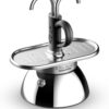 Bialetti Mini Express Induction Caffettiera, Alluminio, Nero, 2 Tazze - immagine 2