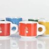 Bialetti Sei Tazzine Impilabili, Multicolore, Porcellana, Multicolore, ‎9 x 9 x 28.5 cm, 450 grammi - immagine 3