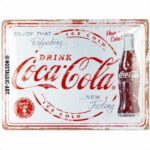 Nostalgic Art Targa Coca-Cola – Refreshing New Feeling, Acciaio, Multicolore, 40x30 cm 23370