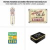 Nostalgic-Art Targa retrò, 15 x 20 cm, Wish You Were Beer – Idee Regalo per Amanti del Vintage, in Metallo, Design Vintage 26229 - immagine 5