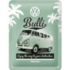 Nostalgic-Art Targa retrò, 15 x 20 cm, USA – Volkswagen – Bulli T1 – Idee Regalo per Amanti del Vintage, in Metallo, Design Vintage 26142