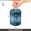 Nostalgic-Art retrò Volkswagen – Service – Idea Regalo per Amanti del Vintage, Salvadanaio in Metallo, Scatola dei Soldi lamiera, 1 L 31016 - immagine 2