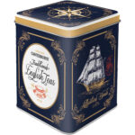 Nostalgic-Art Scatola da tè retrò Traditional English Teas - Idea regalo per gli appassionati del tè, contenitore per tè sfuso e bustine da tè, design vintage, 100 g  31304