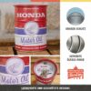 Nostalgic-Art retrò  Honda MC – Oil – Idea Regalo per Amanti del Vintage, Salvadanaio in Metallo, Scatola dei Soldi lamiera, 600 ml 31515 - immagine 3