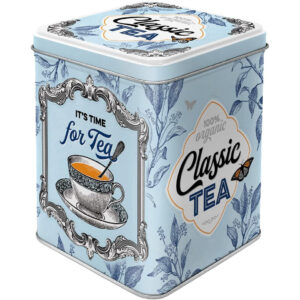 Nostalgic-Art Scatola da tè retrò Classic Tea - Idea regalo per gli appassionati del tè, contenitore per tè sfuso e bustine da tè, design vintage, 100 g  31302