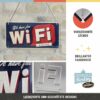Nostalgic-Art Targa da Appendere Free Wi-Fi – Idea Regalo per i nostalgici, in Metallo, Decorazione con Design Vintage, 10 x 20 cm 28041 - immagine 3
