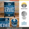 Nostalgic-Art retrò Volkswagen – Service – Idea Regalo per Amanti del Vintage, Salvadanaio in Metallo, Scatola dei Soldi lamiera, 1 L 31016 - immagine 3