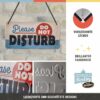 Nostalgic-Art Targa da Appendere Do Not Disturb – Idea Regalo per i nostalgici, in Metallo, Decorazione con Design Vintage, 10 x 20 cm 28057 - immagine 3