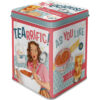 Nostalgic-Art Scatola da tè retrò Tealicious & Tearrific - Idea regalo per gli appassionati del tè, contenitore per tè sfuso e bustine da tè, design vintage, 100 g  31301