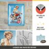 Nostalgic-Art Targa retrò, 15 x 20 cm, Ducati – Cilindrata 60 Pin Up – Idee Regalo per Amanti del Vintage, in Metallo, Design Vintage 26312 - immagine 3