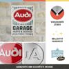 Nostalgic-Art Targa retrò, 15 x 20 cm, Audi - Garage – Idee Regalo per Amanti del Vintage, in Metallo, Design Vintage 26263 - immagine 3