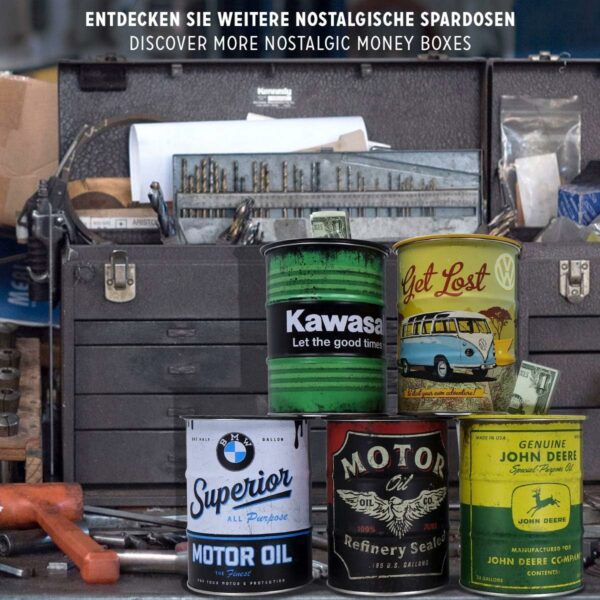Nostalgic-Art retrò Volkswagen – Service – Idea Regalo per Amanti del Vintage, Salvadanaio in Metallo, Scatola dei Soldi lamiera, 1 L 31016 - immagine 6